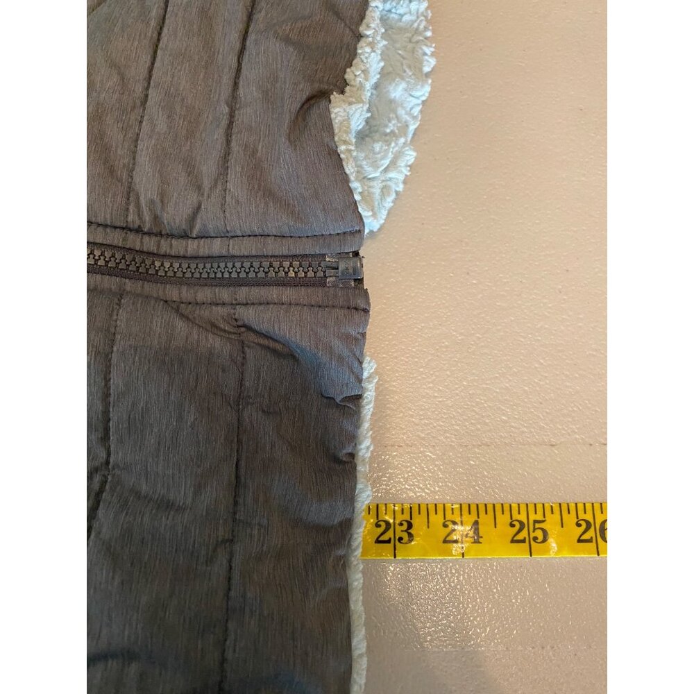 The North Face Girls Hooded Jacket Gray Soft Fleece Lining Full Zip Medium 10/12 - Picture 9 of 12